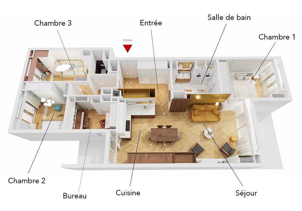 page projet axonometrie joseph gillet
