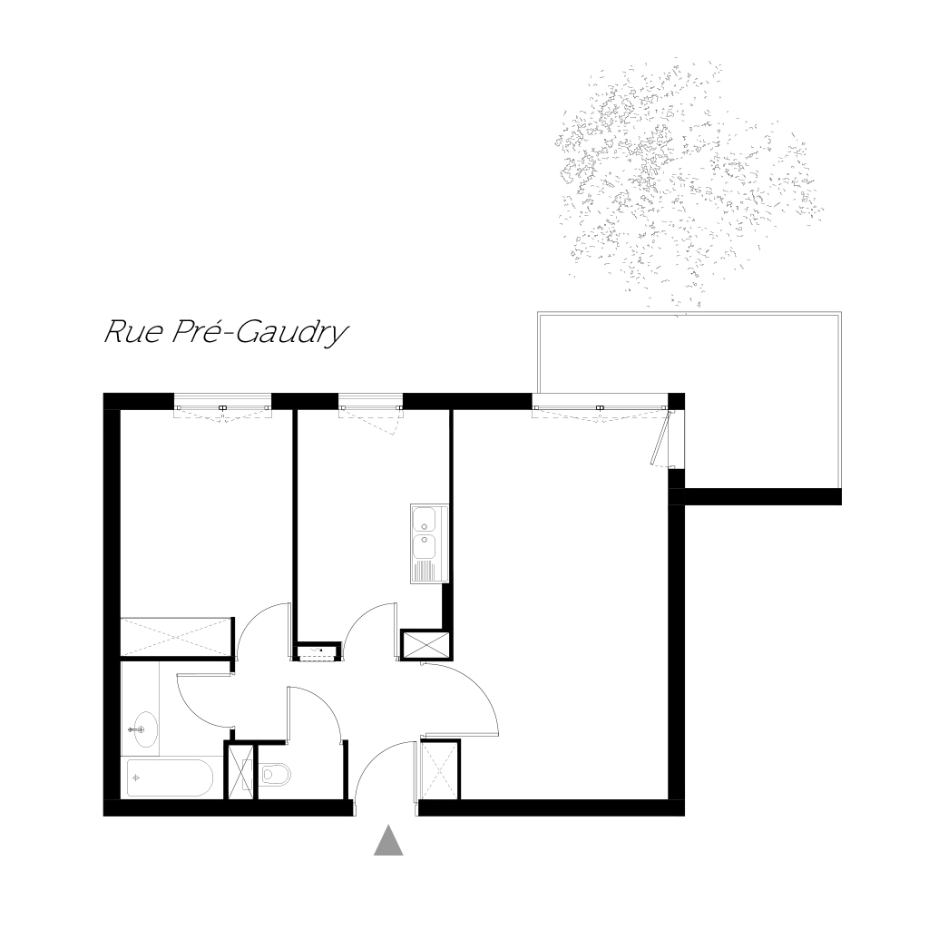 page projet plan existant pre gaudry