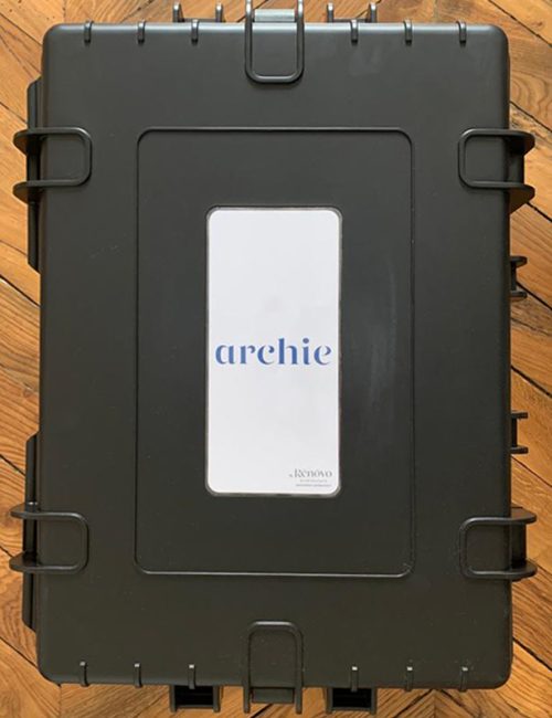 page projet valise mini stand archie